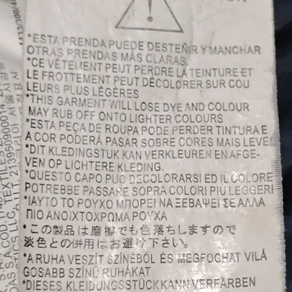 ZARA Men's Denim Couture  Jacket with Leather Sleeves Size XL - Picture 12 of 12